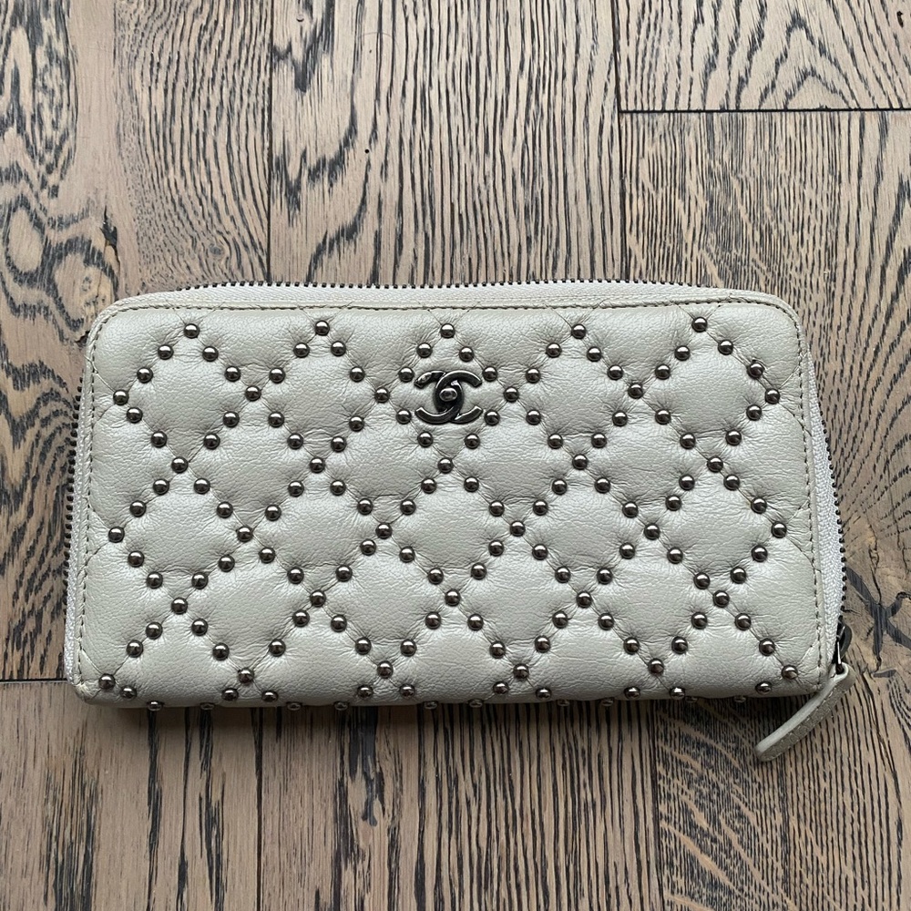 CHANEL Studded Wallet